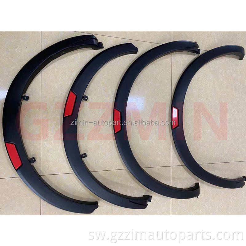 PICKUP TRUCK 4 4 EXTERIOR ACCESSORIES FENDER FLARE WHEEL ARCH EYEBROW WITH REFLECTOR FIT FOR  NP300